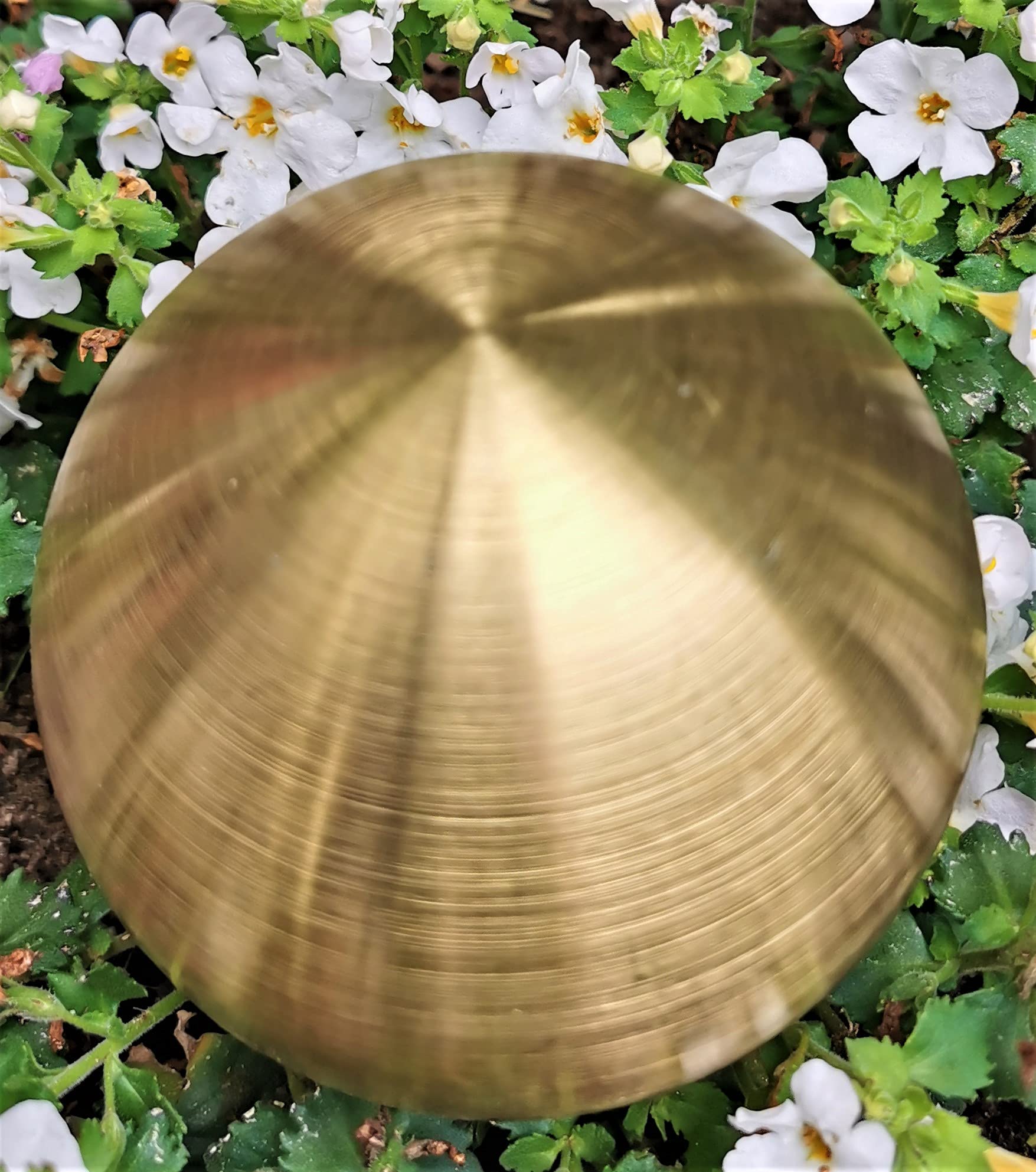 Dekokugel Gold matt gebürstet 3er Set 15-10-10 cm aus Edelstahl Kugel Dekorationskugel Gartenkugel