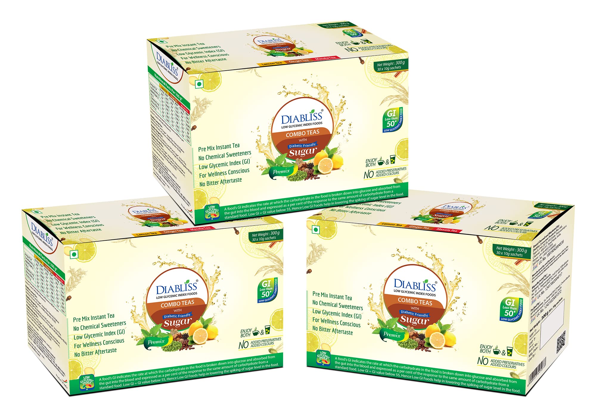 See full amazon price history chart for Diabliss Diabetic Friendly Herbal Tea Premix Combo Pack - Lemon, Ginger, Masala Chai - 30 x 10g Sachets - Pack of 3(90 Sachets) Sugar Free Alternative Diabliss Diabetic Friendly Herbal Tea Premix Combo Pack - Lemon, Ginger, Masala Chai - 30 x 10g Sachets - Pack of 3(90 Sachets) Sugar Free Alternative (B0BQDN8FBQ) Amazon Price History, Amazon Price Tracker