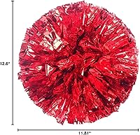 Vista 10 de Pompones de animadora para fiestas deportivas, accesorios de equipo de baile, espíritu de escuadrón de animación (A-15)