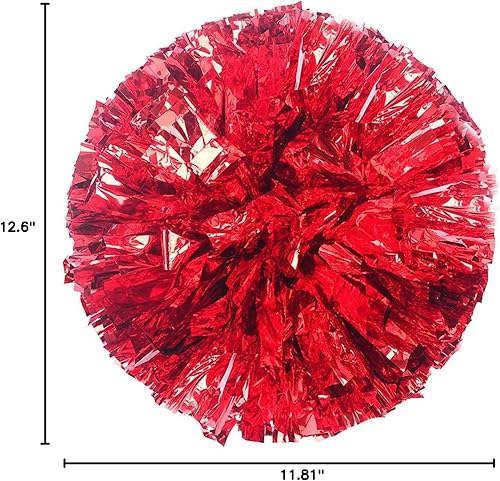 Miniatura 10 de Pompones de animadora para fiestas deportivas, accesorios de equipo de baile, espíritu de escuadrón de animación (A-15)