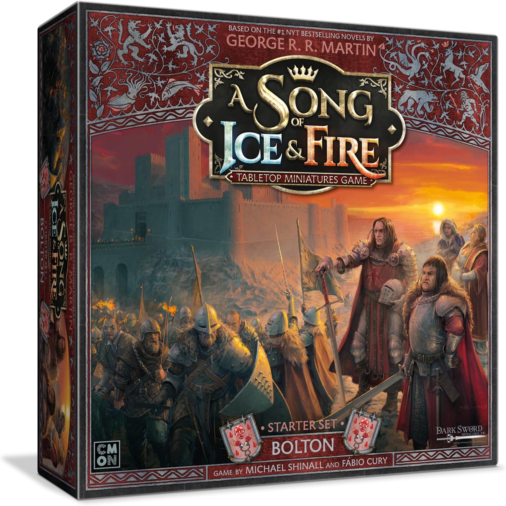 A Song of Ice & Fire Tabletop Miniatures Game Bolton Starter Set - Strategy Game for Ages 14+, 2+ Players, 45-60 Minute Playtime, Made by CMON