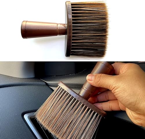 TRNOI Cepillo para el polvo interior del automóvil cepillos para detallar cepillo para detallar herramienta de polvo para automóvil salpicadero
