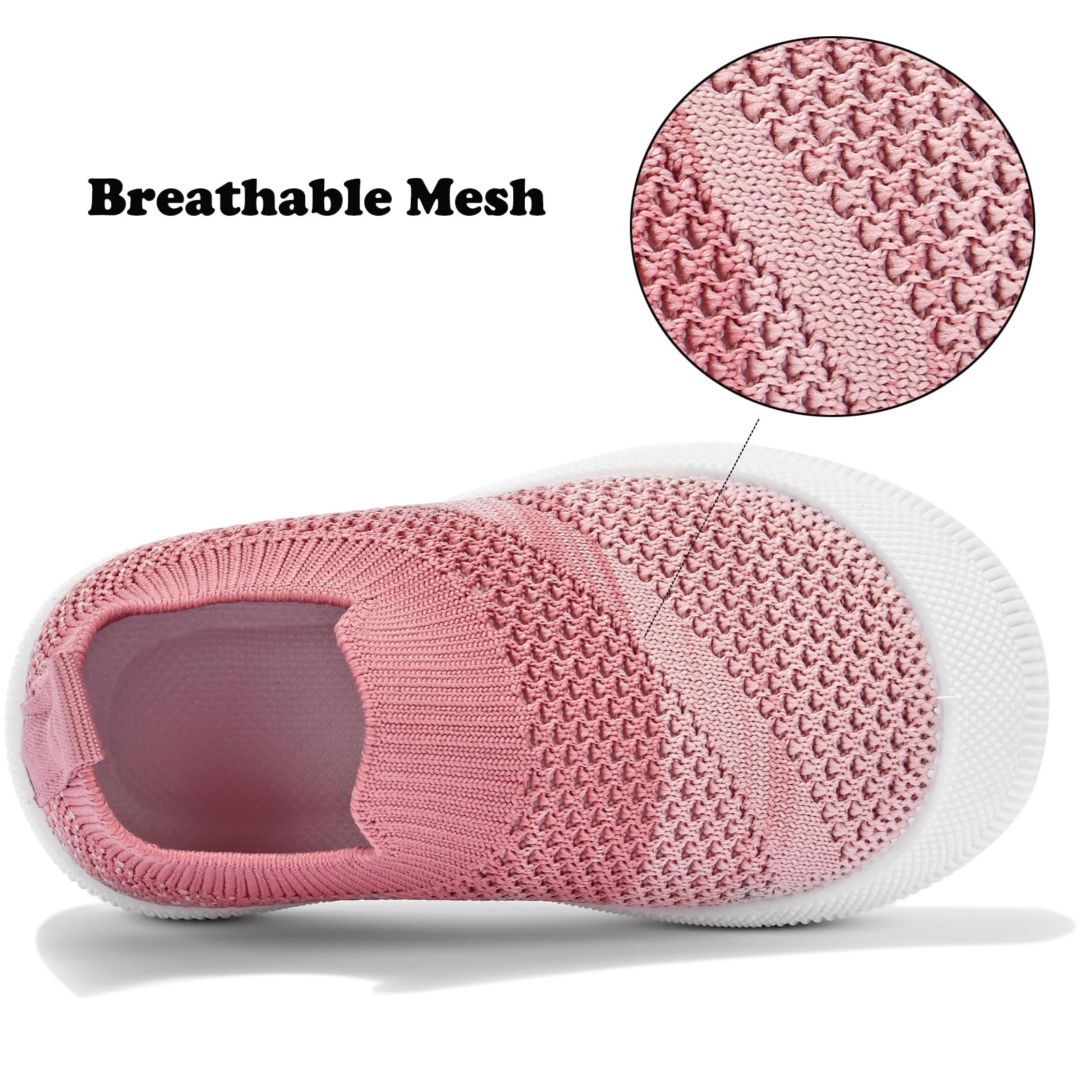 Baby Shoes Mesh Breathable Non-Slip First Walking Shoes for Boys Girls Infant Prewalker Soft Sneakers — view 4