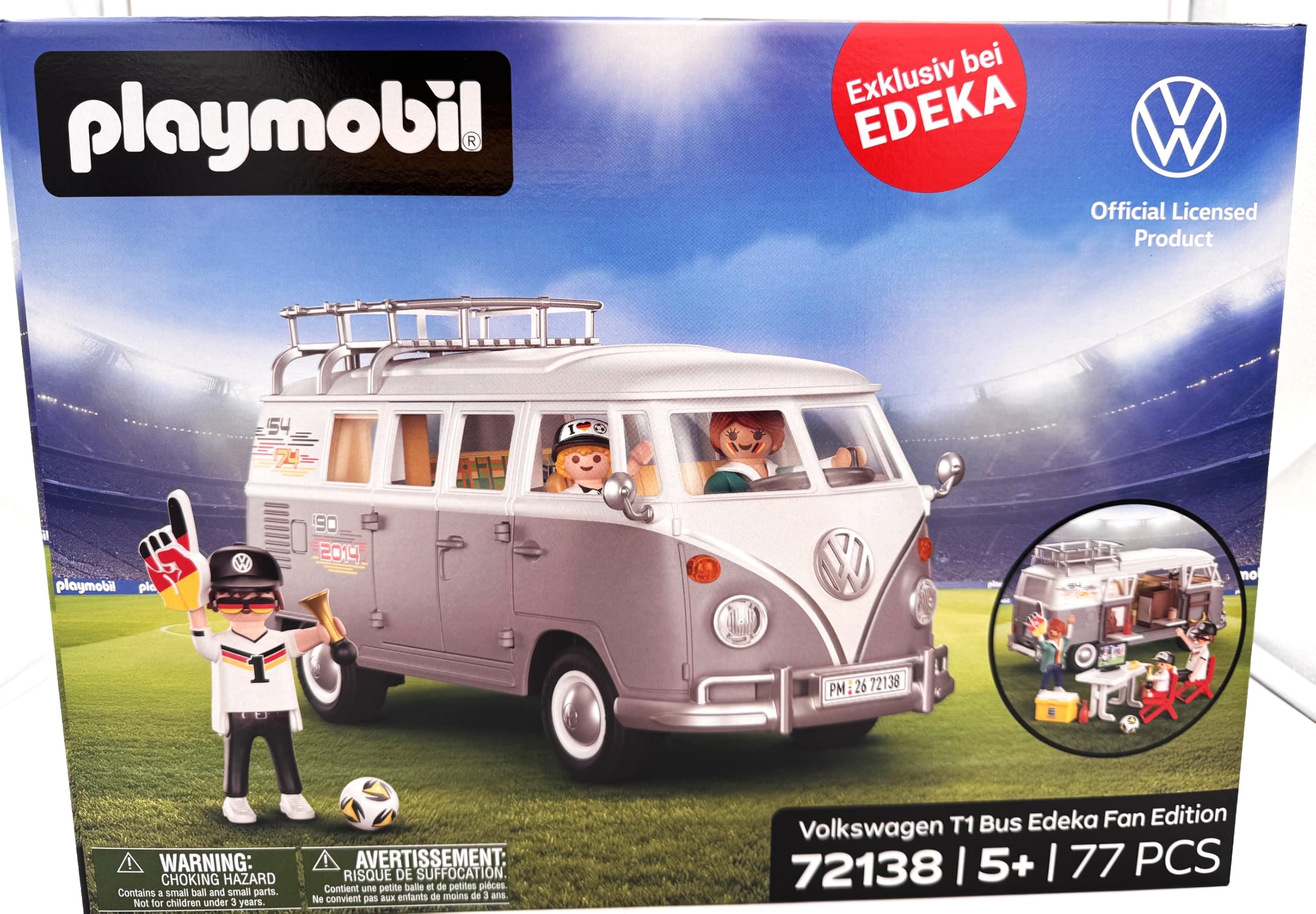 PLAYMOBIL 72138 VW T1 Fan Edition 2026 EDEKA