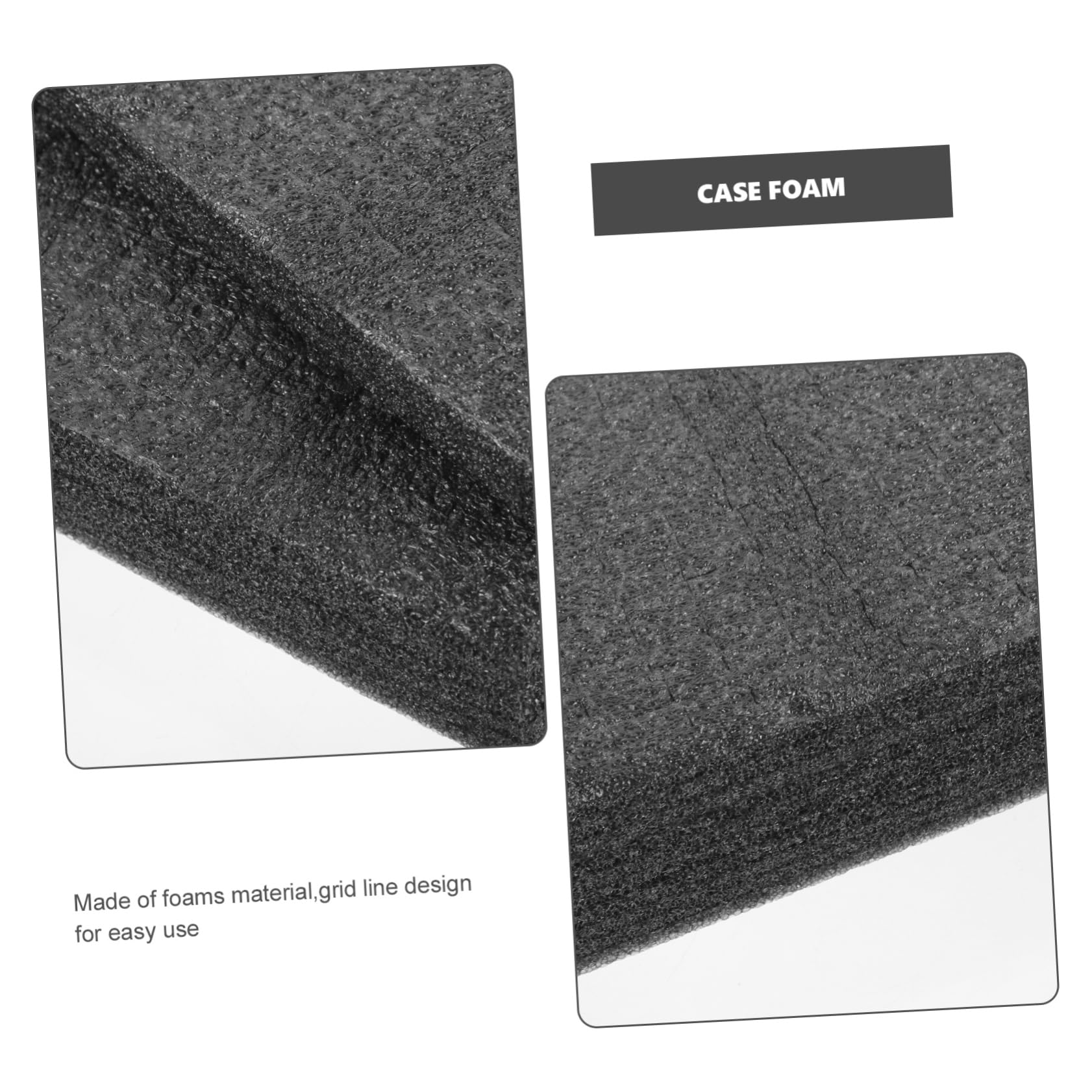 Caja De De Espuma 2 Insertos De Espuma Precortado 330x250mm Para Almacenamiento y Embalaje Resistente