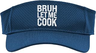 Bruh Let Me Cook Slang Culinary Joke Distressed Funny Sport Sun Visor