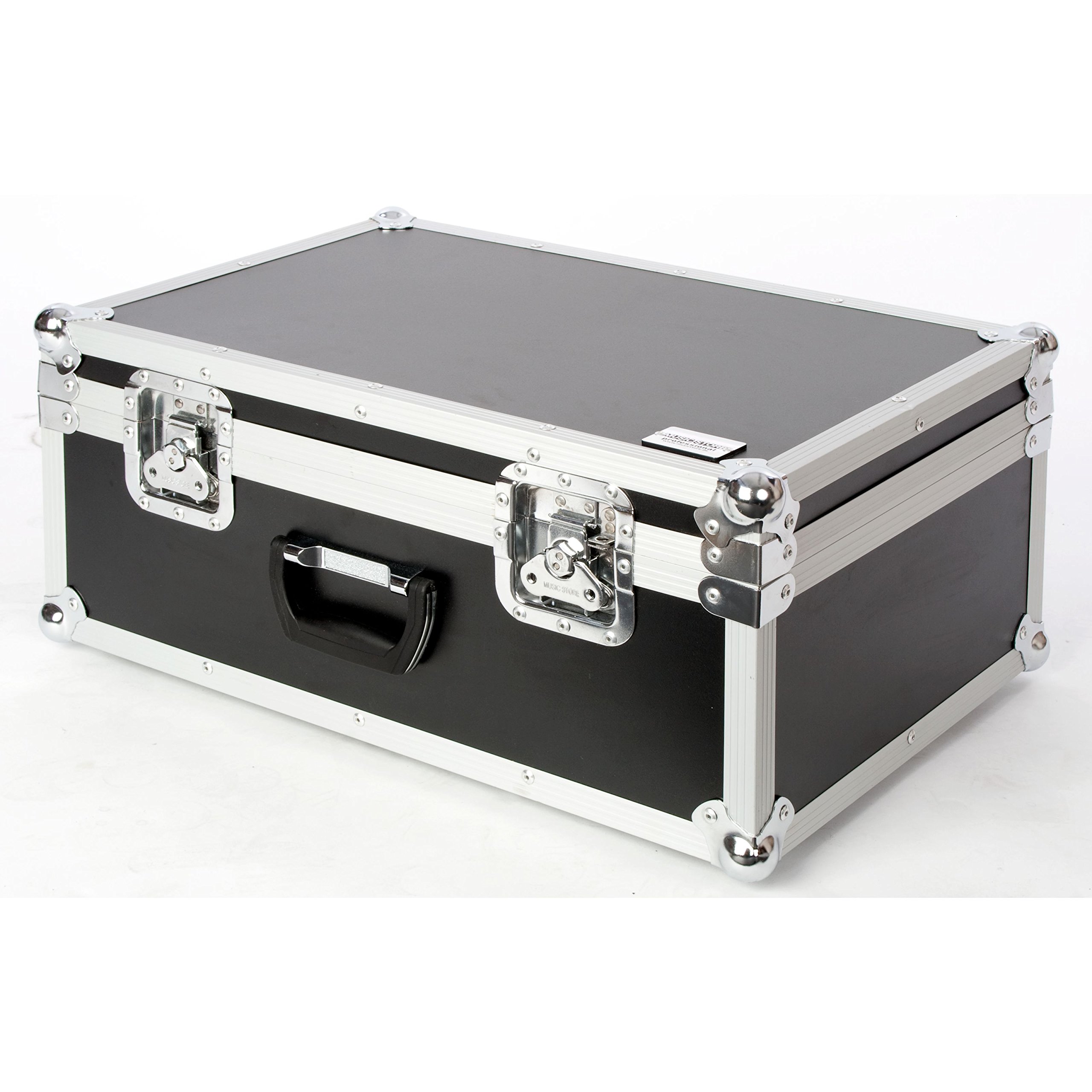 MUSIC STORE Universal Foam Case II - Robustes Wasserabweisendes Holzcase - Individuell Anpassbare Hartschaumeinlagen - Butterflyverschlüsse - Ideal für Controller, Mixer, Werkzeug - Außenmaße