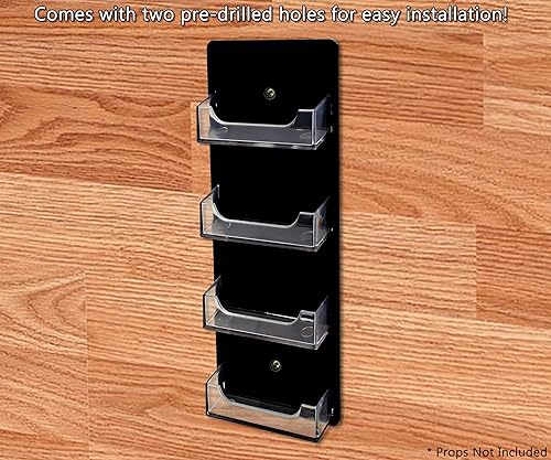 Miniatura 9 de Marketing Holders Tarjetero de pared con accesorios para colgar para tarjetas de regalo o citas de 3.5 x 2 pulgadas, oficinas corporativas dentales