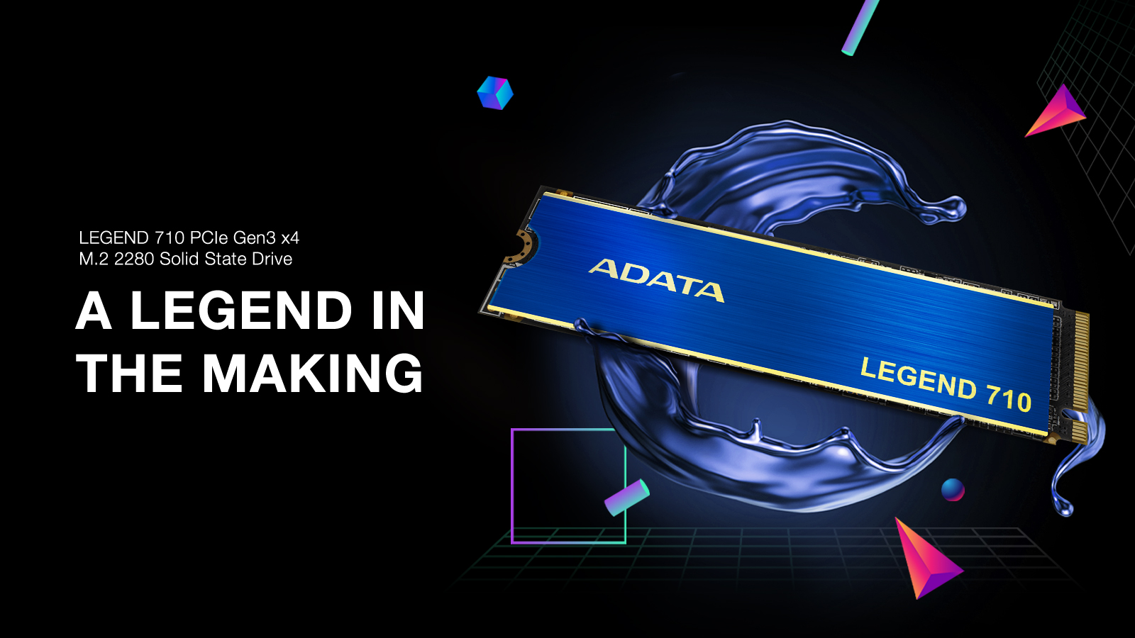 ADATA SSD Legend 710 M.2 512GB PCIe Gen3 x4 M.2 2280 Solid State