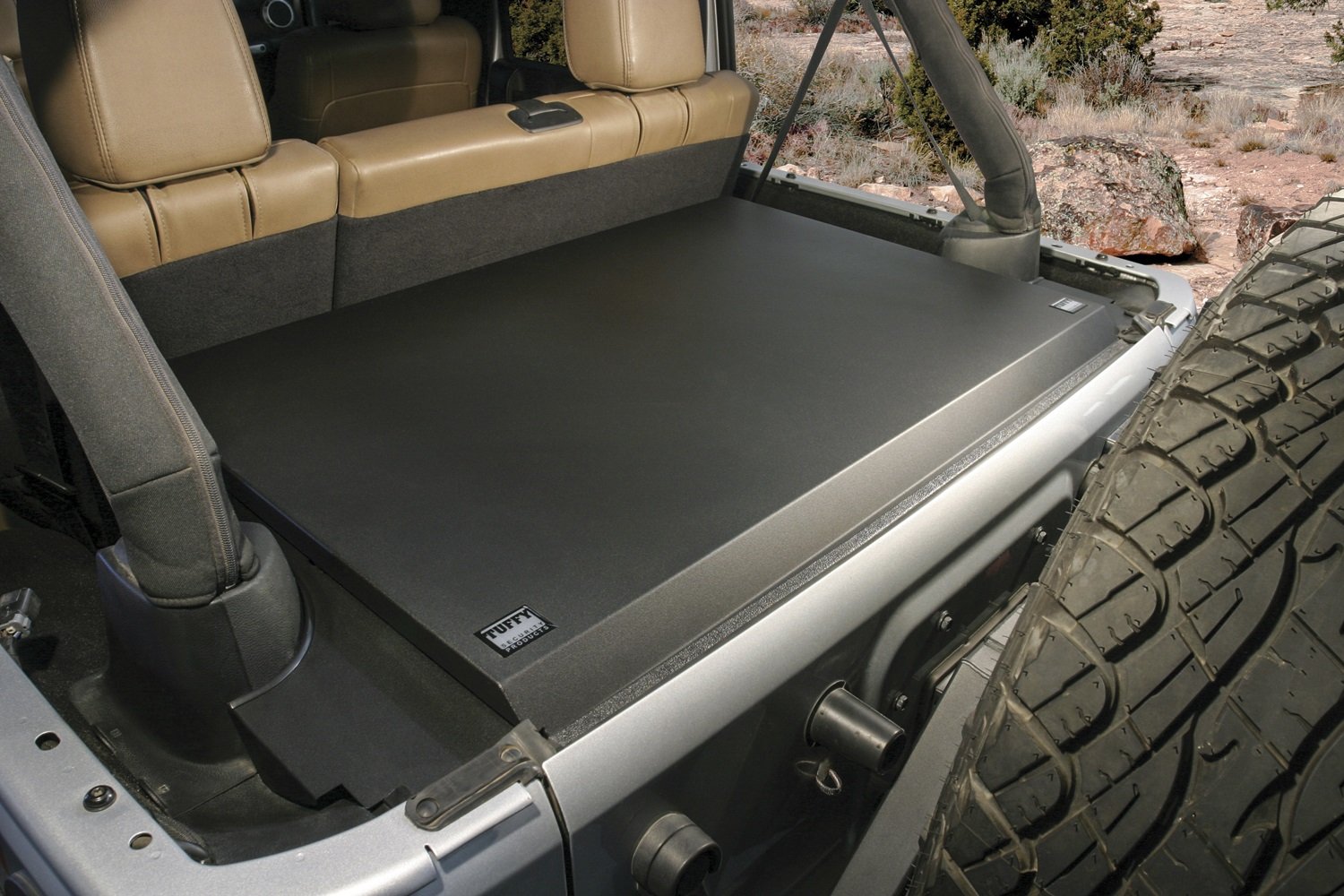 Tuffy Security Products - Cargo Enclosure | Deluxe for Jeep Wrangler JK | 2011-2018