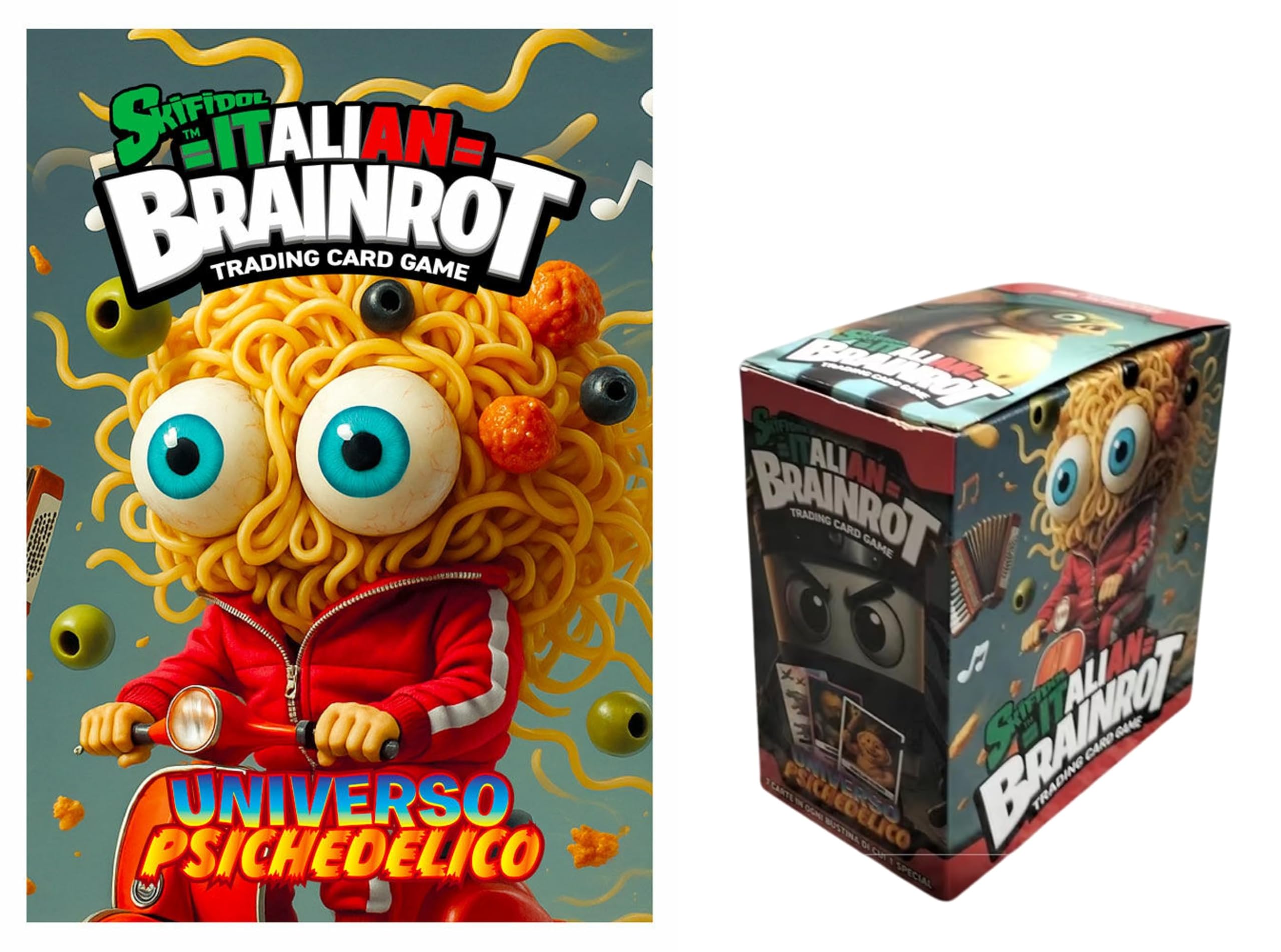 Skifidol Italian Brainrot Psychedelic Mix Album Trading Card Game