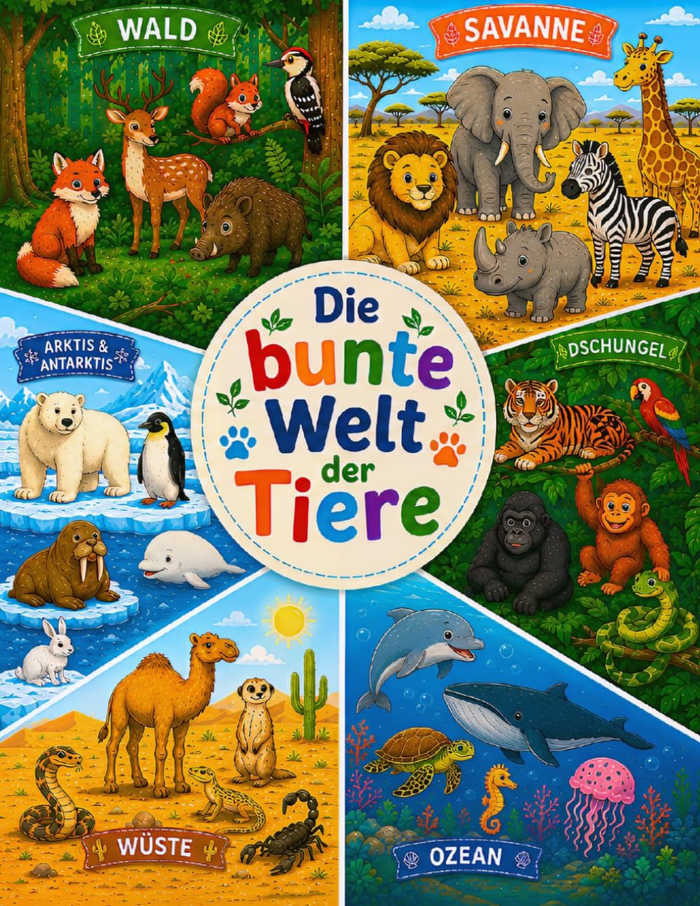 Die bunte Welt der Tiere (Kleine Entdecker)