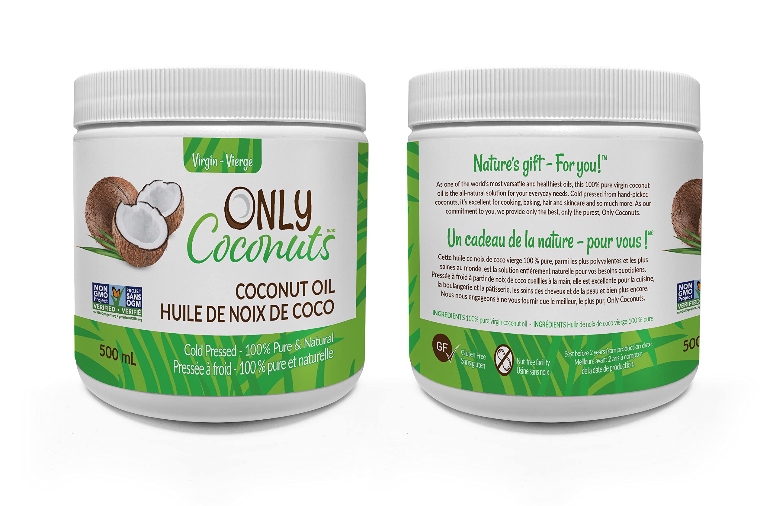 Only Coconuts - Cold Pressed Virgin Coconut Oil, Gluten Free