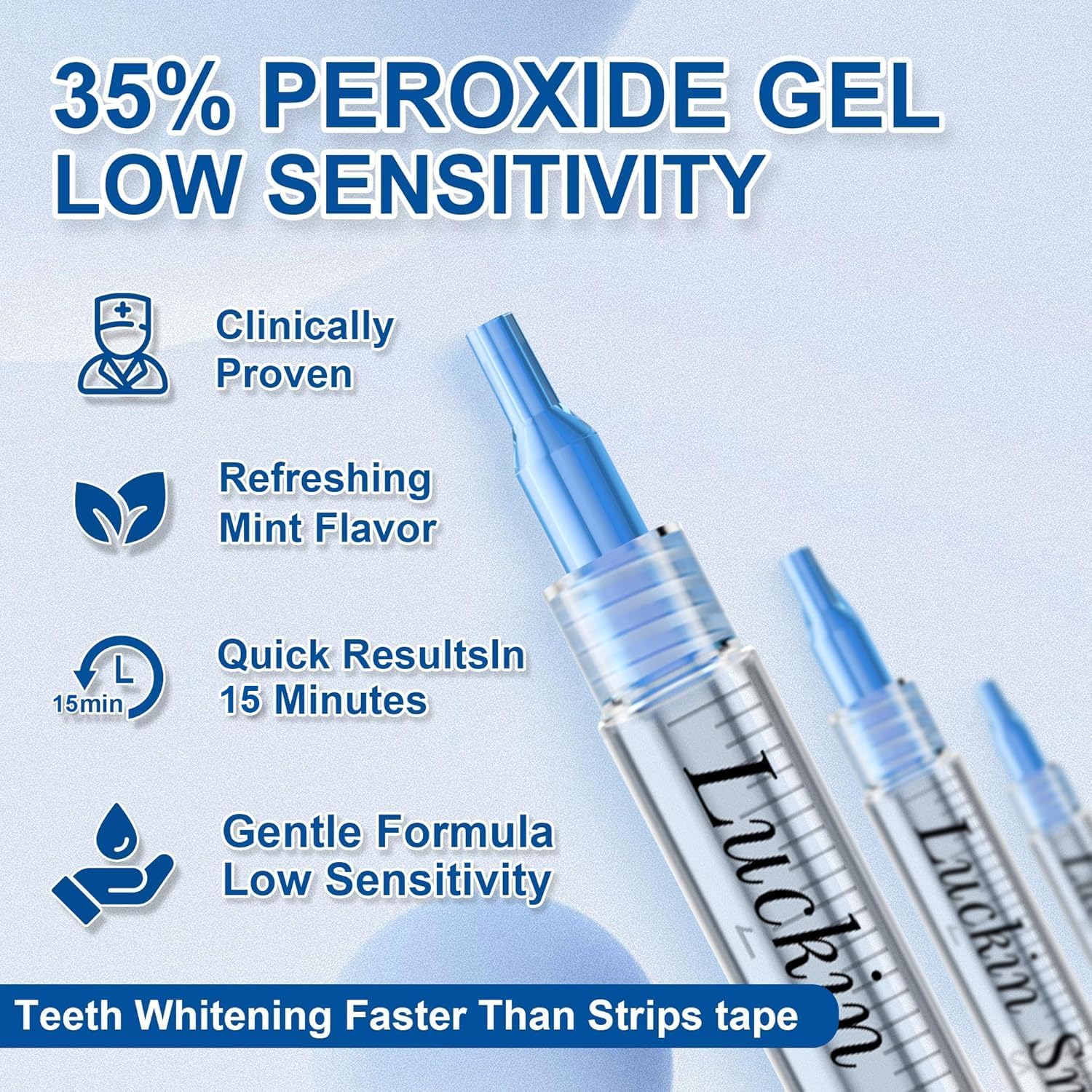 Teeth whitening Gel, whitening Refill Gel for Any Teeth whitening kit lamp