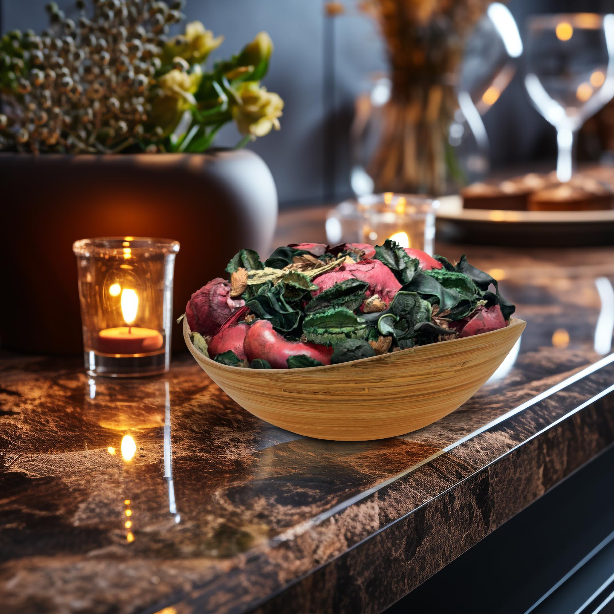 Winter Woods Potpourri Bag – Pine Scented Bowl and Vase Filler with Evergreen Tree Fragrance, Perfect for Home Decoration, Christmas Holidays, and Party Décor