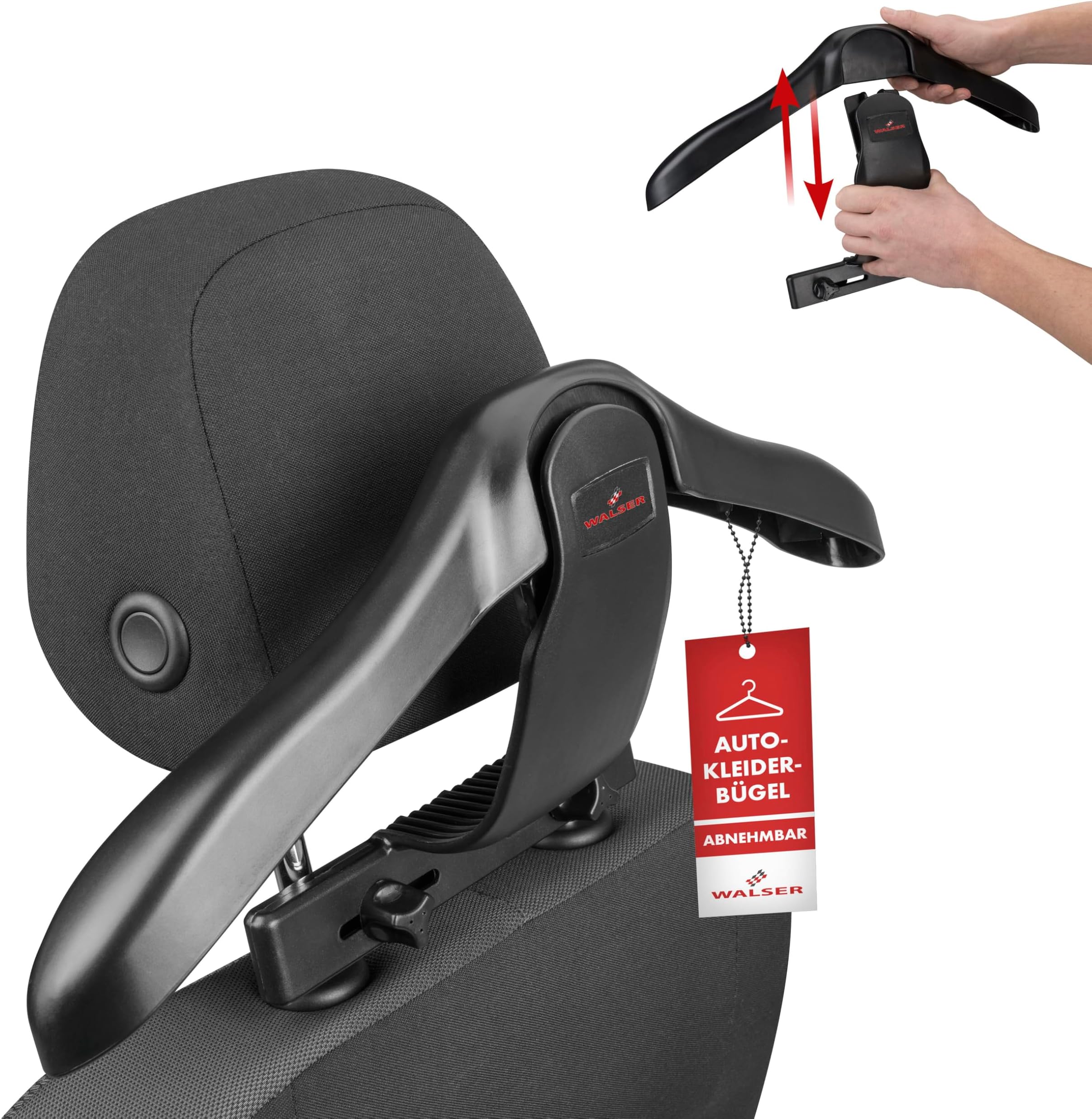Walser 30330 Car Headrest Coat Hanger