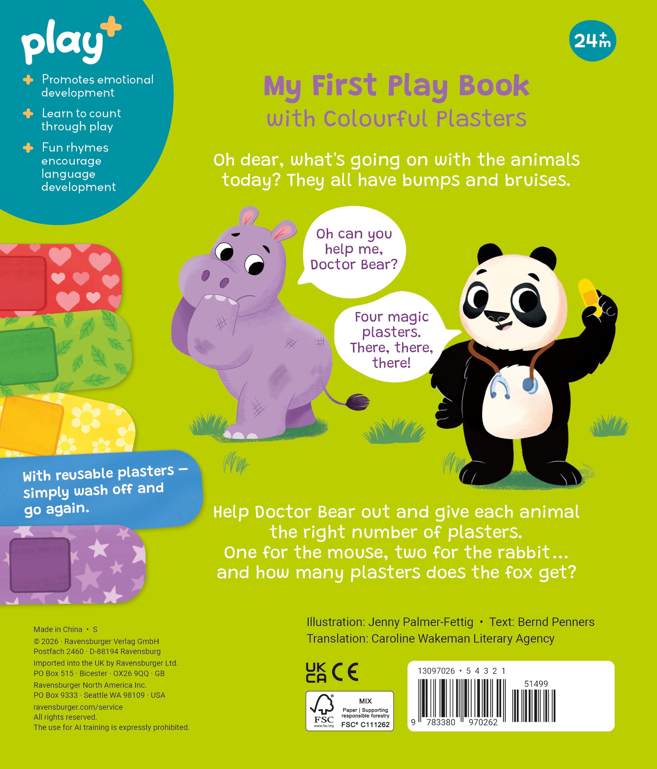 Play+ My First Play Book: There there, says Doctor Bear