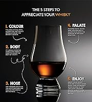 Vista 3 de GLENCAIRN Vaso de whisky, juego de regalo de 2 en estuche de viaje