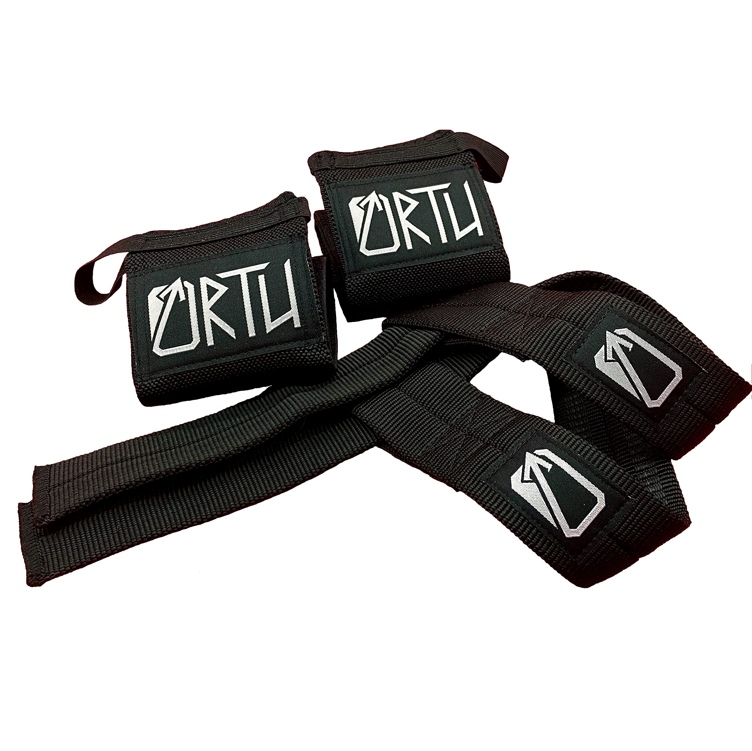 ORTU Rise Wraps - Customizable Wrist Wraps and Lifting Straps Weightlifting Wraps - 2-in-1 Weightlifting Wraps and Straps