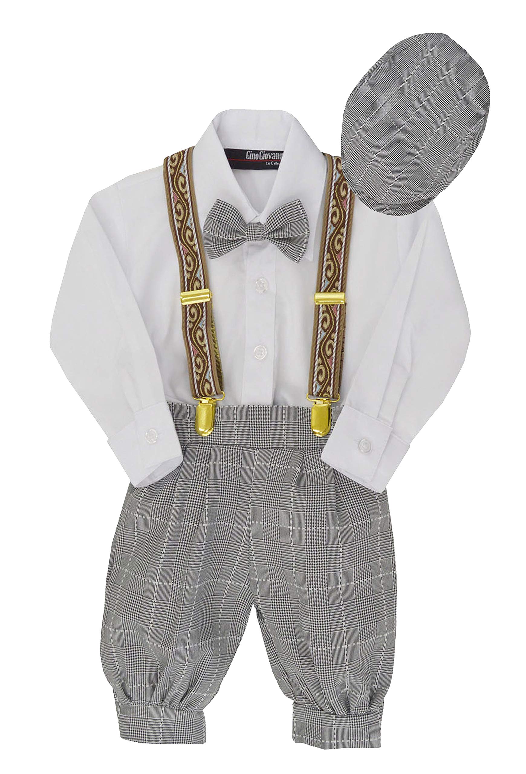 Gino Giovanni Baby Boys Vintage Knickers Outfit Suspenders Set