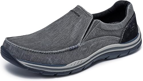 Skechers Mocasines sin Cordones Expected Avillo de Ajuste Relajado para Hombre