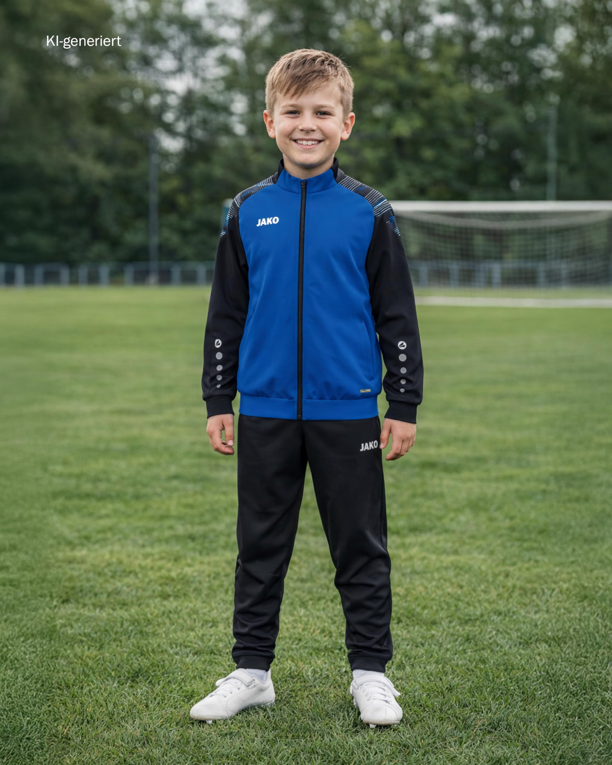 JAKO Polyesteranzug Sonic – Vielseitiger Sportanzug Kinder für Training, Sport & Freizeit mit Keep Dry-Funktion, 100% recyceltes Polyester