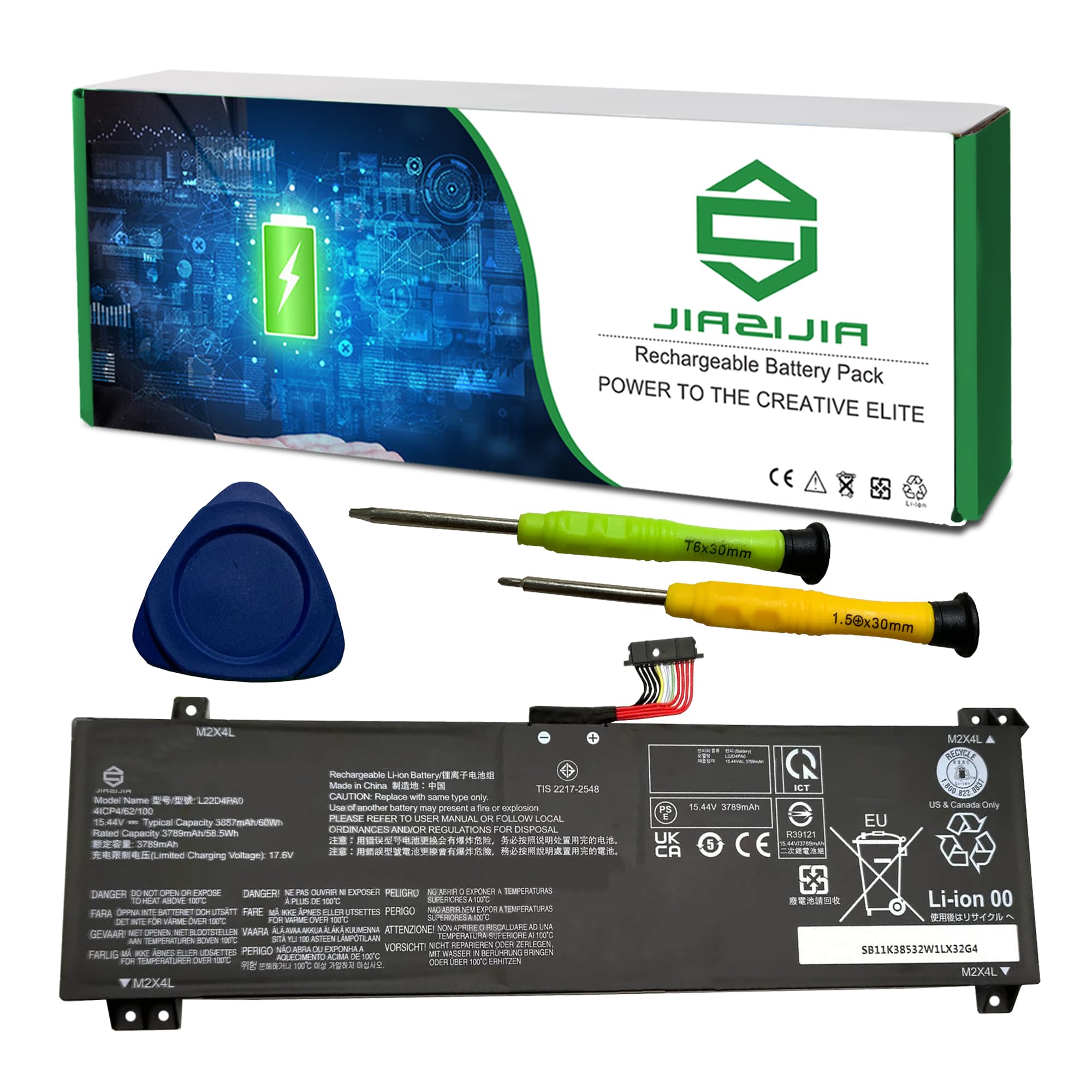 Amazon.com: JIAZIJIA L22D4PA0 Laptop Battery Replacement for
