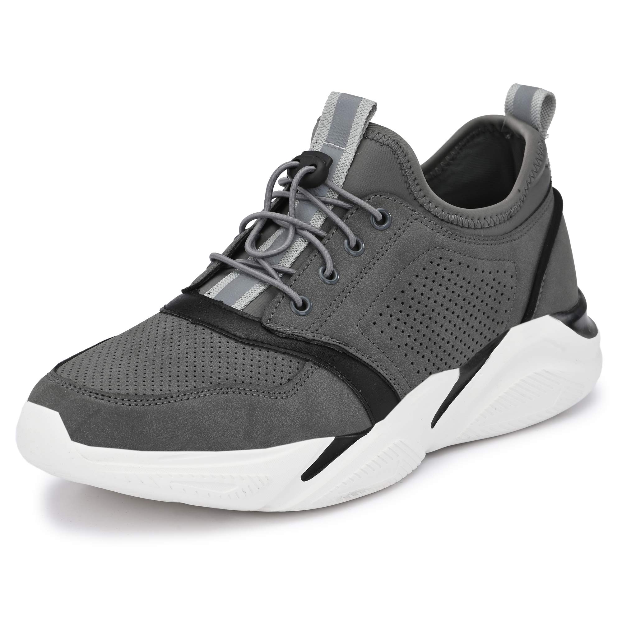 Klepe Mens Chunky/Platform Sneakers-8 UK (42 EU) (9 US) (KP921/GRYBLK) Grey/Black (B07WTP2XJ7) Amazon Price History, Amazon Price Tracker