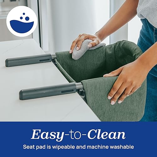 Miniatura 7 de Chicco FastLock Silla Alta con Gancho, Silla Alta Portátil para Bebés y Niños Pequeños, Se Instala en Segundos  NegroNegro