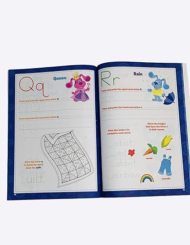 Miniatura 3 de Blues pistas Nickelodeon and You Alphabet libro de trabajo de aprendizaje preescolar preescolar