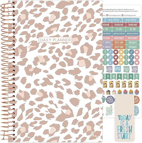 Miniatura 10 de bloom daily planners Agenda con calendario sin fecha - Organizador de pasiónmetas - Agenda mensualsemanal con pestañas (enero a diciembre) - 5.5 x