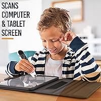 Vista 4 de Rocket Pen Tutor de Lectura + Estuche, Negro. Usa Sus Seis Ayudas de Aprendizaje para Hacer de la Lectura tu Nuevo Superpoder. Escáner OCR