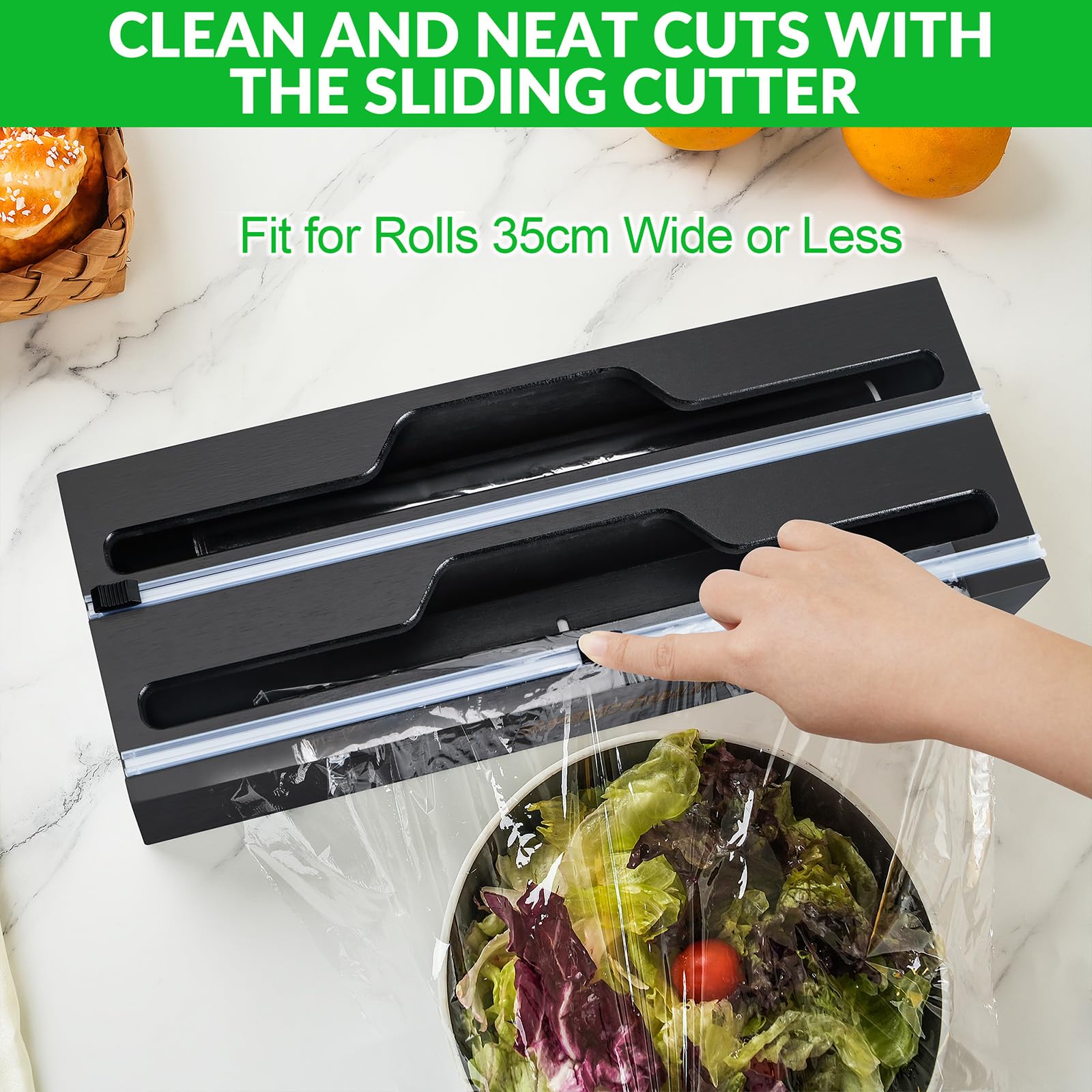 Distributeur de papier 3 en 1 avec cutter, fil plastique, support de