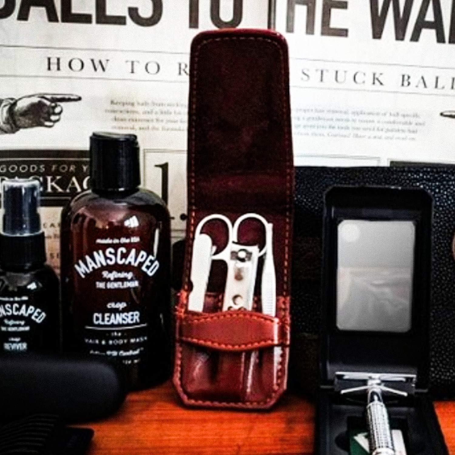 MANSCAPED™ The Shears 1.0 Stainless Steel Men’s Nail Kit, Fingernail