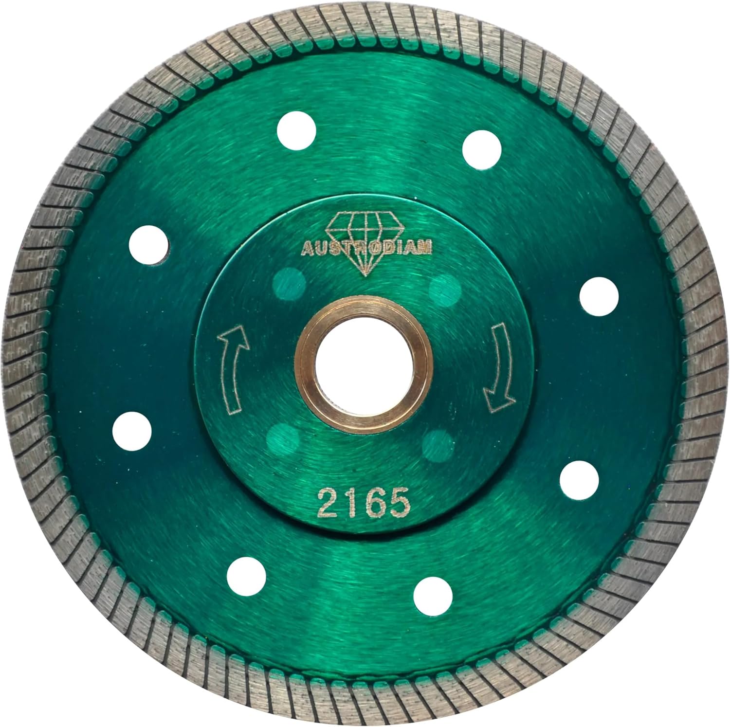 Austromex 2165 TURBO DIAMOND DISC 4-1/2 "GREEN SILVER