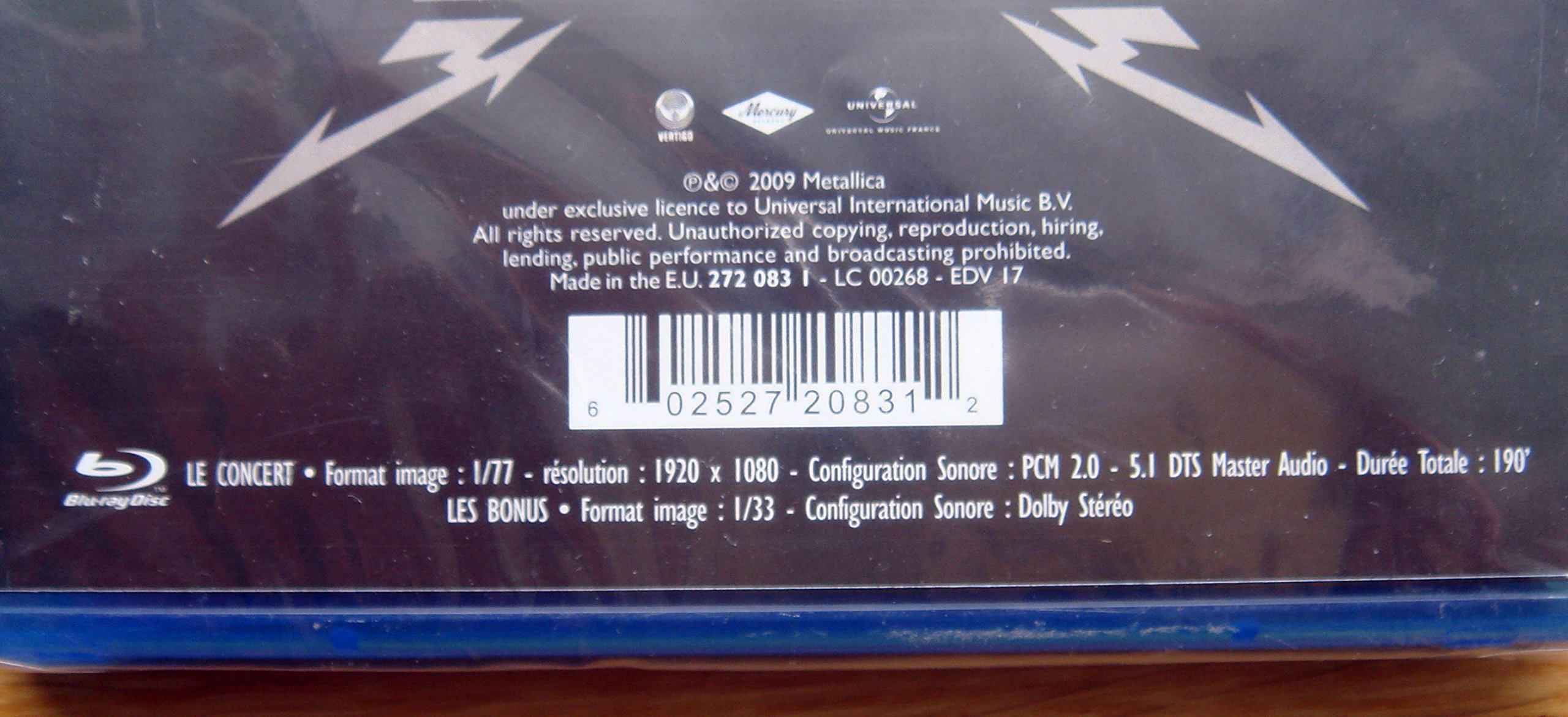 Metallica : Français pour une nuit [Blu-ray]