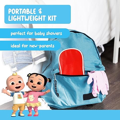 Miniatura 8 de Smart Care Cocomelon - Kit de cuidado de la salud y aseo para bebés, artículos esenciales para recién nacidos, incluye termómetro, gotero de