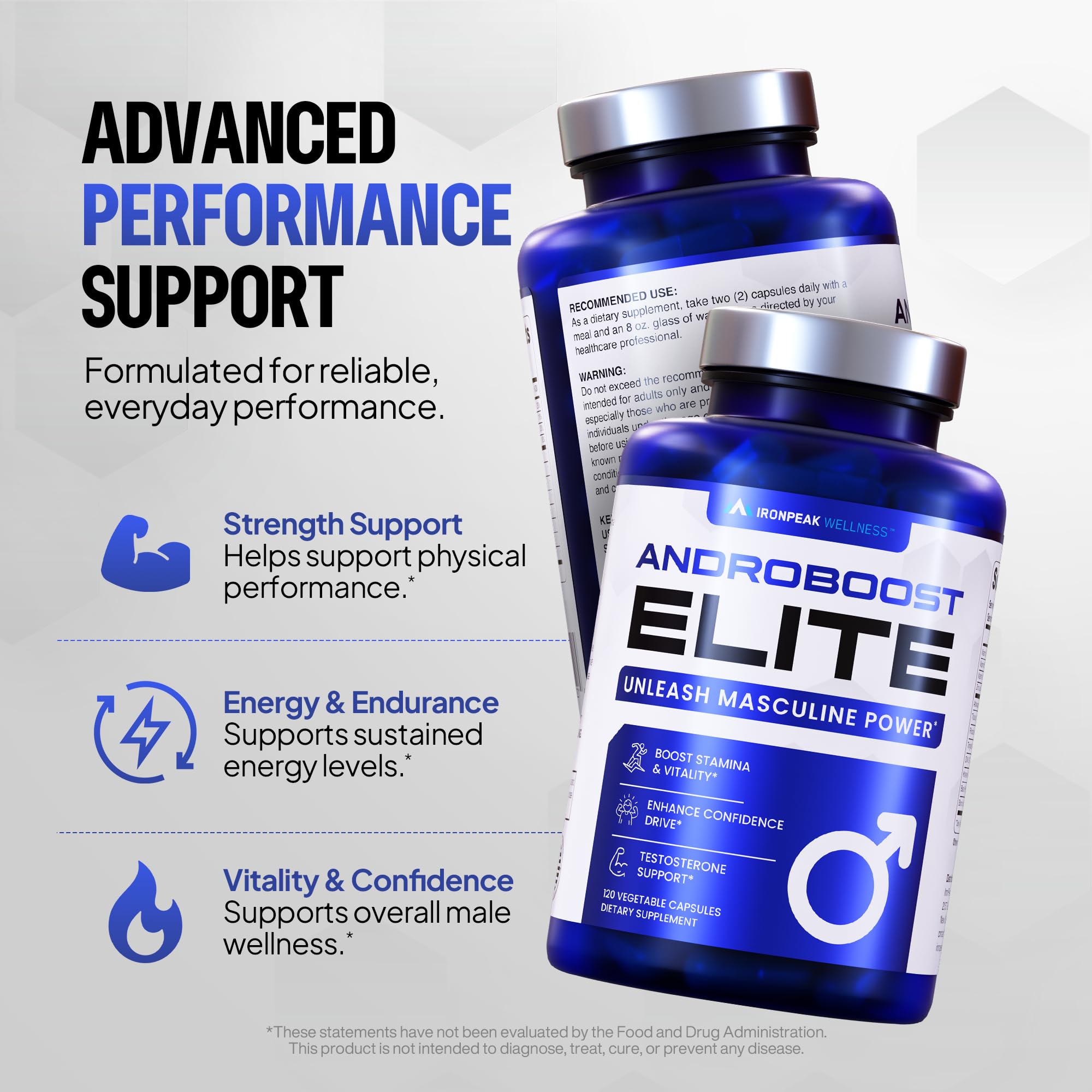 Testosterone Booster for Men | Male Enhancing | Strength | Muscle Growth — Amazon image 4