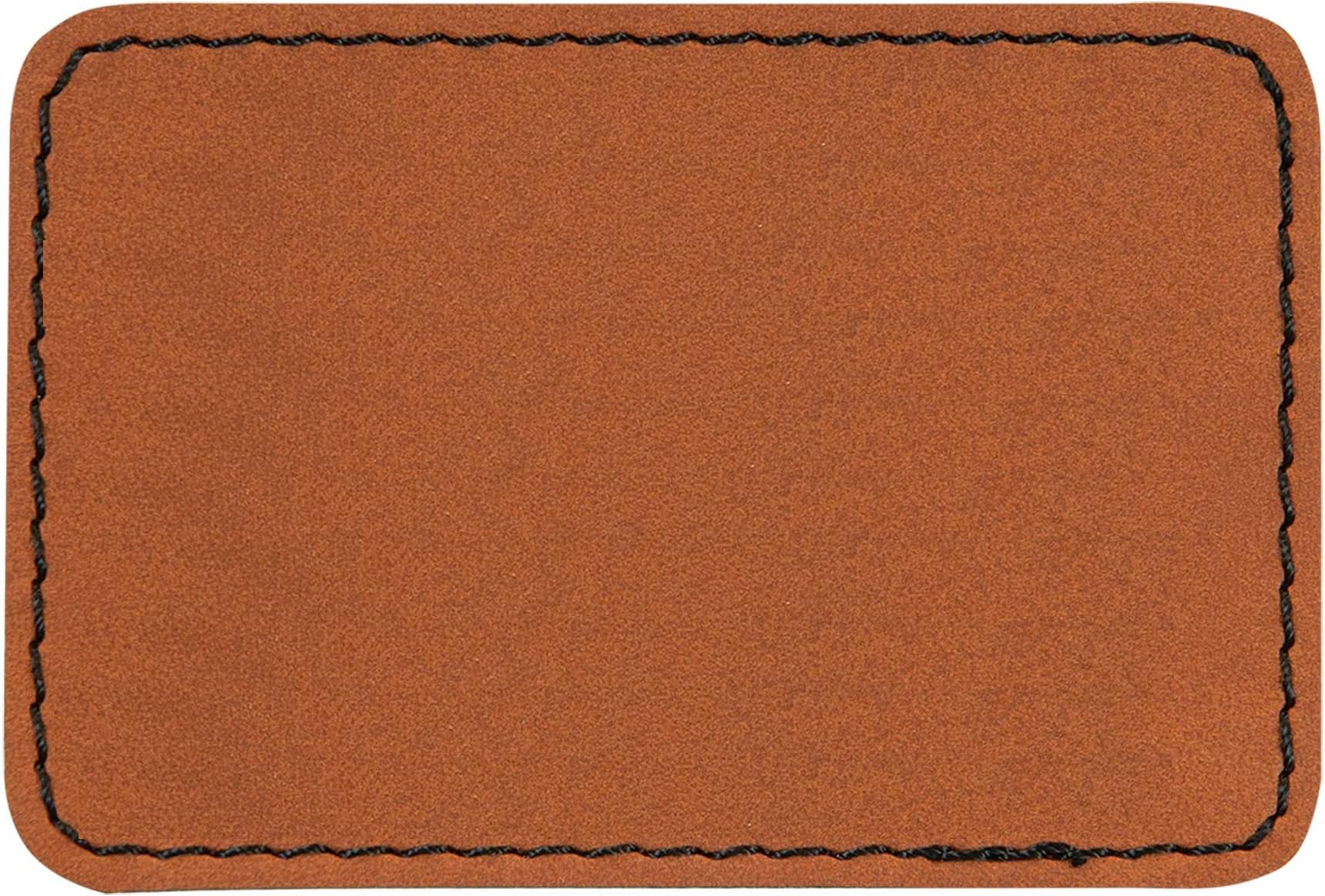 80 Pcs Blank Leatherette Hat Patches with Adhesive 6 Styles