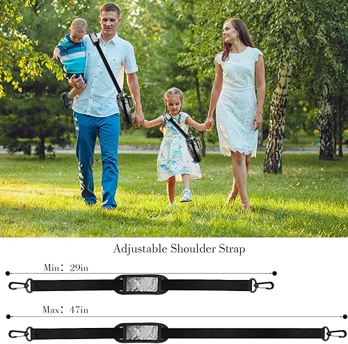 Miniatura 3 de Bolsa de transporte para botella de agua compatible con vaso Stanley de 40 onzas con asa, accesorios de taza Stanley, tapón de silicona para