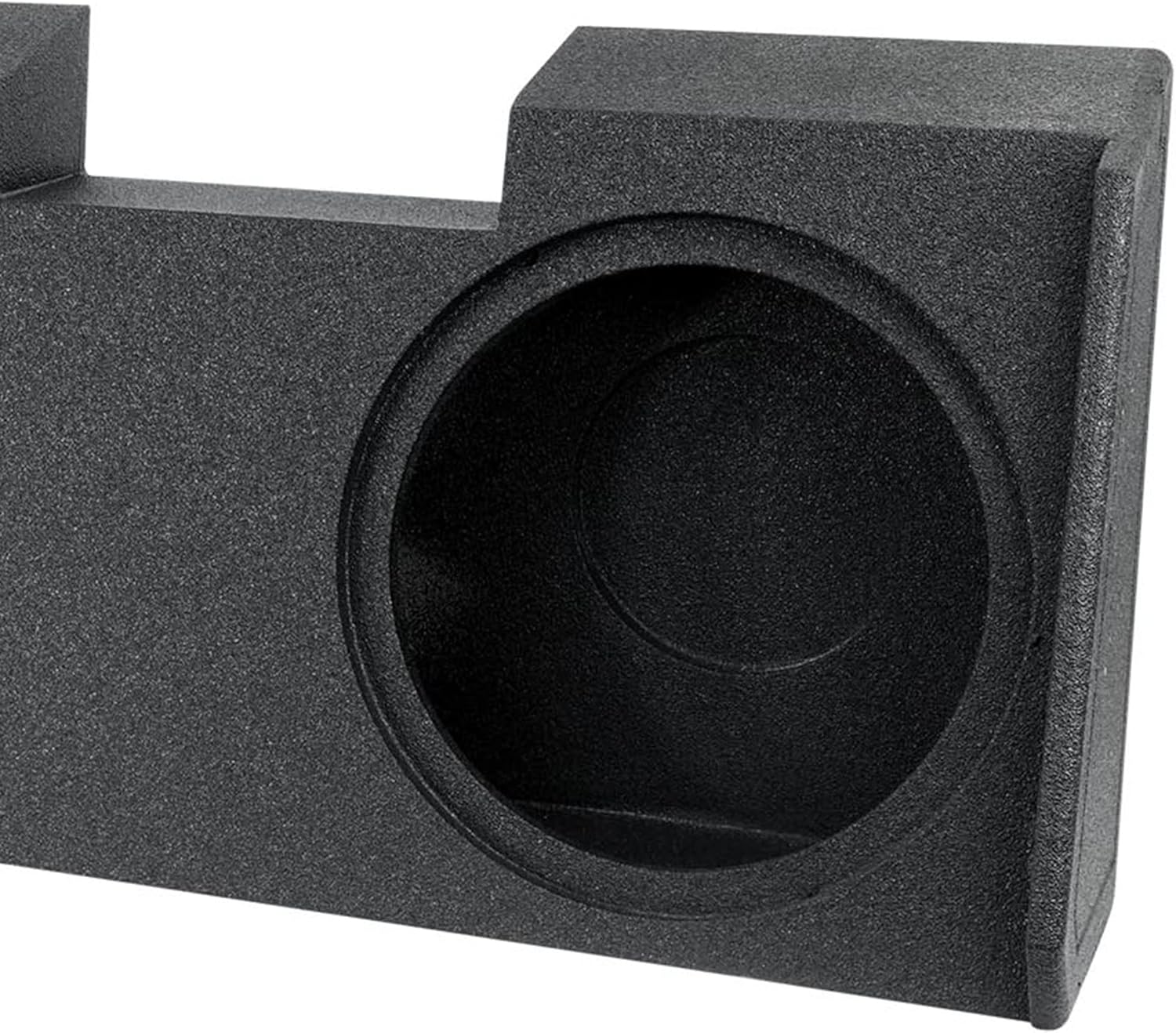 QPower Dual 10in Underseat Downfire Subwoofer Enclosure, QBomb Sub Box Compatible with Chevy Silverado Crew & Double Cab, GMC Sierra Crew & Double Cab 2019-2026