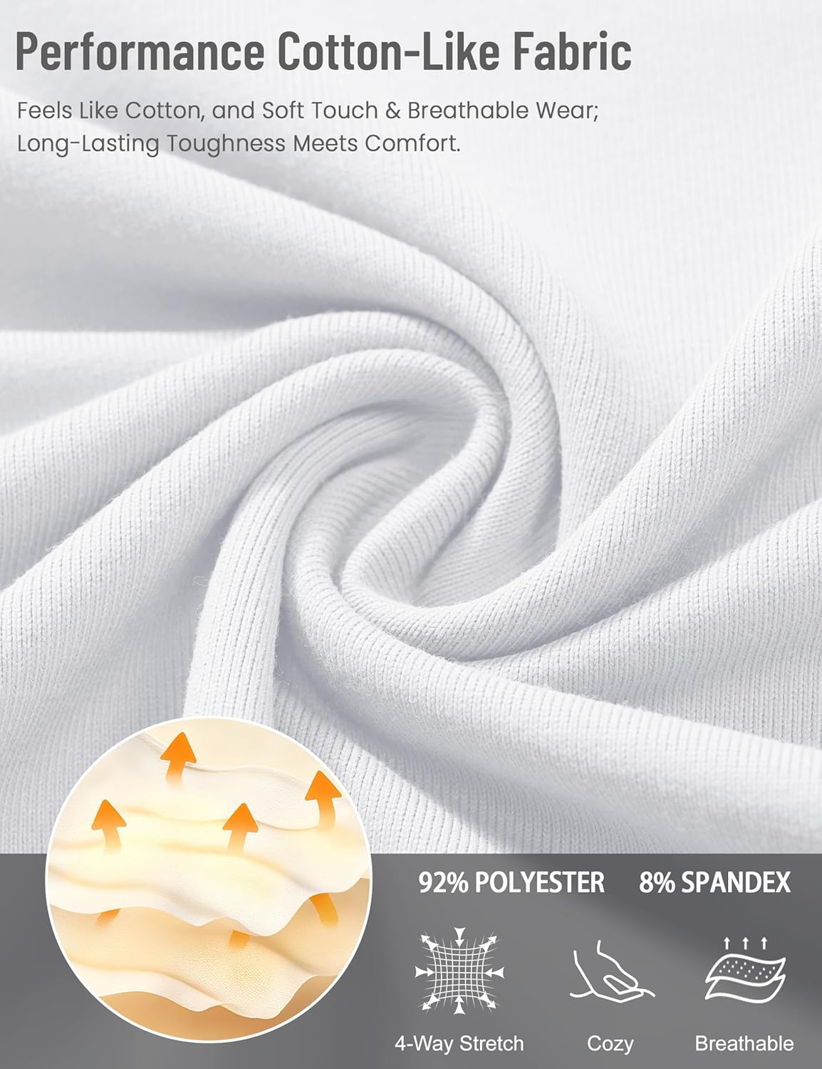 MAGCOMSEN Men's Long Sleeve Shirts Dry Fit Workout Running Athletic Moisture Wicking Casual Tshirts with Thumb Holes - Image 3