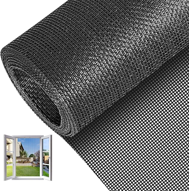 Malla Mosquitera por Metros - Red Mosquiteira Rolo Negra 120x250cm