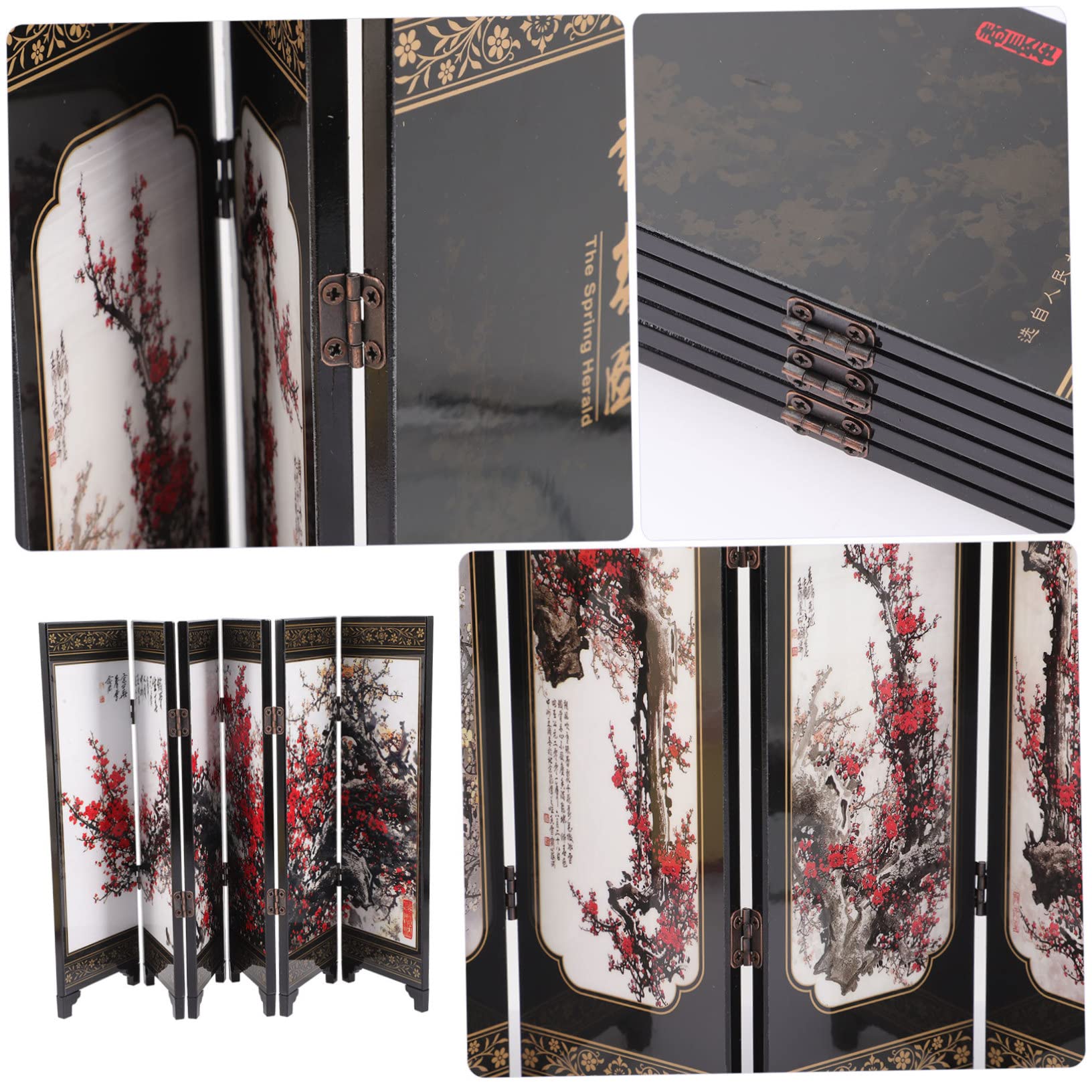 Paravento Ornamentale Sei Pannelli Decorazione Per Scrivania in Scena Fotografica Accessori Per Regalo Aziendale Mini Paravento Da
