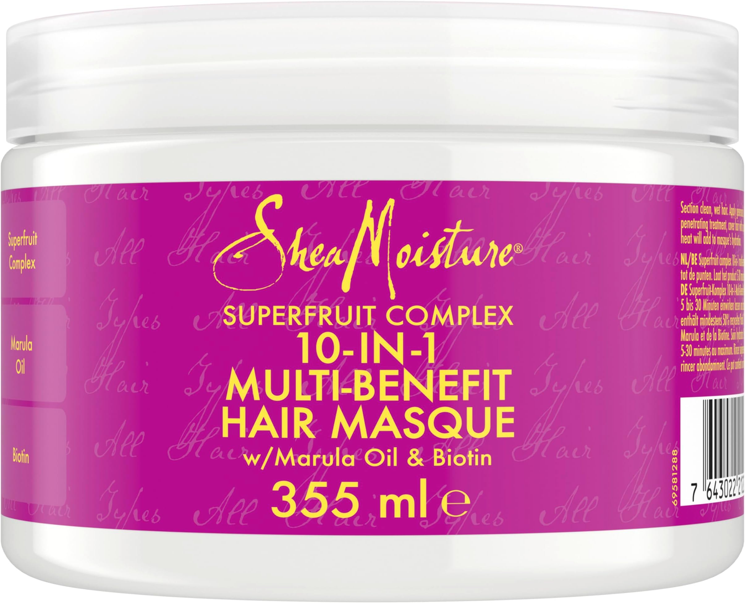 Superfruit Complex 10-in-1 Multi-Benefit Hair Treatment Mask silicone and sulphate free hair mask for all hair types 355 ml