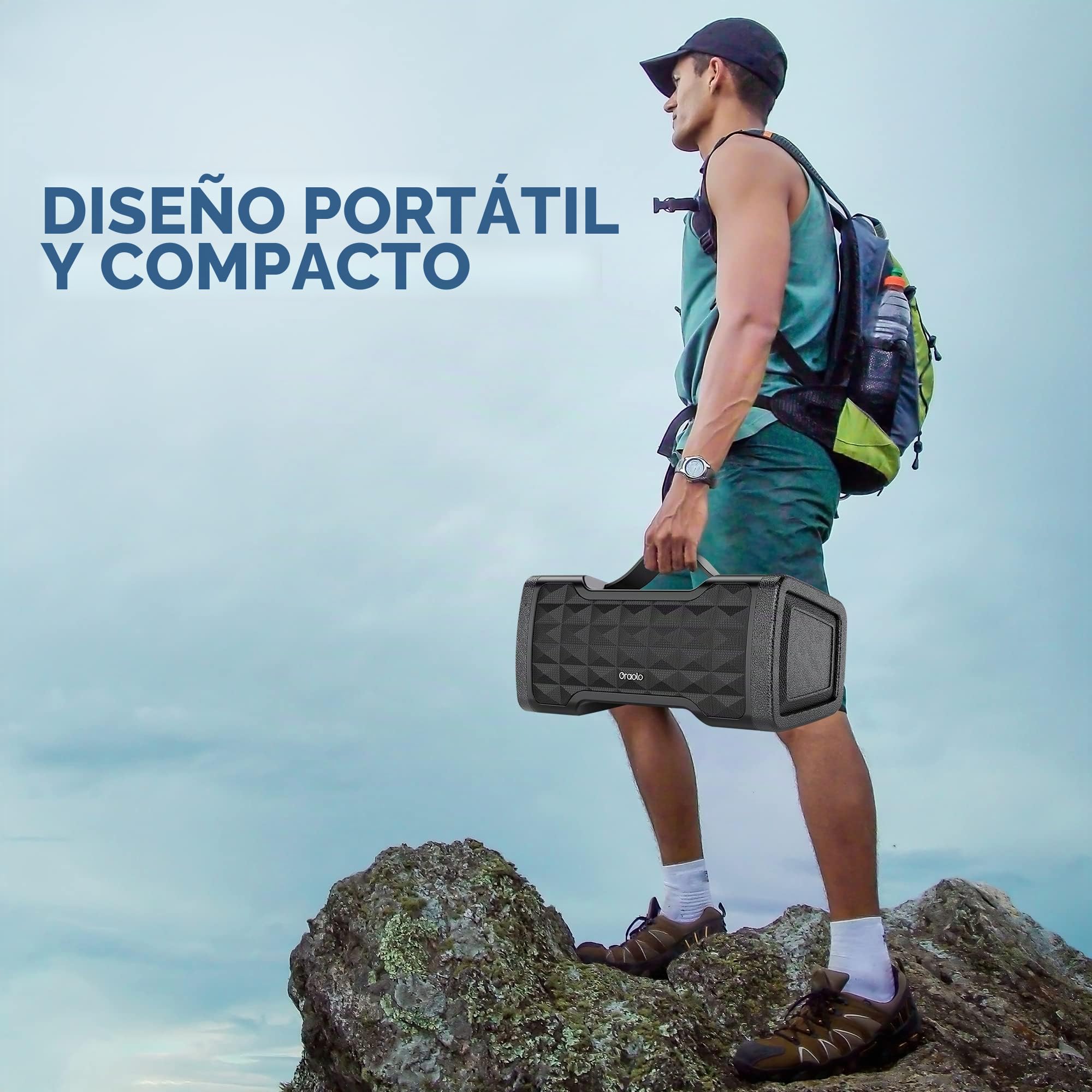 oraolo Altavoz Bluetooth Grande 5.3, Altavoz Bluetooth Potente 40W