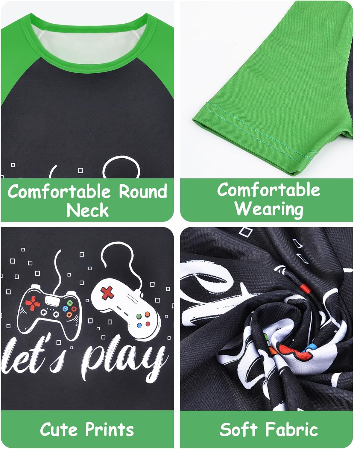 Fiodrimy Boys Pajamas Toddler Boys Summer Pajamas Dinosaur 2 Piece Short Sleeves Boy Pjs Kids Sleepwear Size 3-8 Years - Image 4