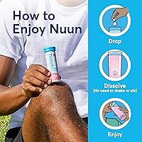 Vista 6 de Nuun Zero Sugar Hydration Electrolyte Tablets - Sodium, Potassium, Chloride, Calcium, Magnesium, Light & Delicious Fruit Flavors, No Sugar, Gluten