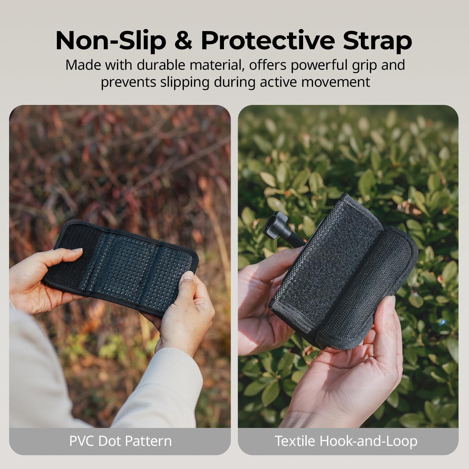 SmallRig Backpack Strap Mount for GoPro Hero 13/12/11, for DJI Osmo Nano Action 6/5 Pro/4/Pocket 3, for Insta360 X5/4/3/Ace Pro 2, Hook and Loop Fastener Clip Mount with Ball Head Adapter Base -5721 - 3