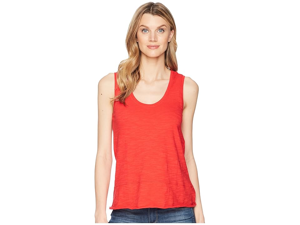 

Lilla P Seamed Scoop Tank Top (Cherry) Women's Sleeveless
